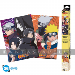 Naruto Set 2 Chibi Posters: Konoha Ninjas & Deserters (52x38 cm)