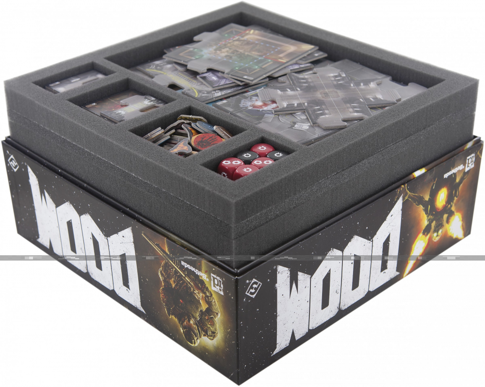 Foam Tray 30 mm with 5 Compartments For Doom - Map Tiles