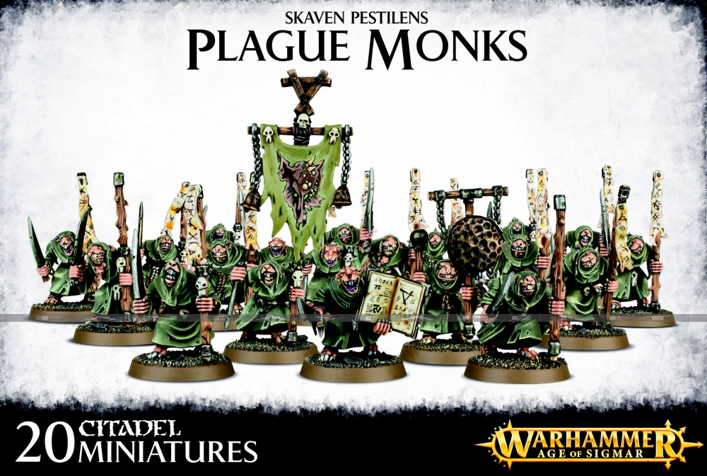 Skaven Pestilens Plague Monks (20)