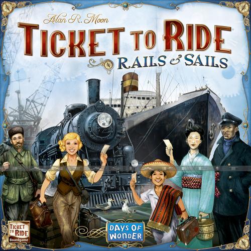 Ticket to Ride: Rails & Sails (suomeksi)
