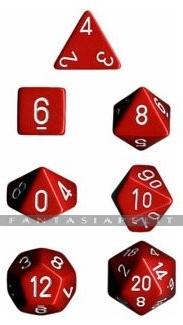 Opaque: Poly Set Red/White (7)