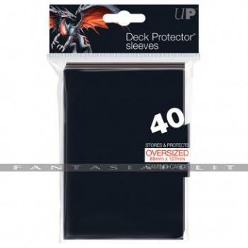 Deck Protector Oversized Sleeves: Black (40)