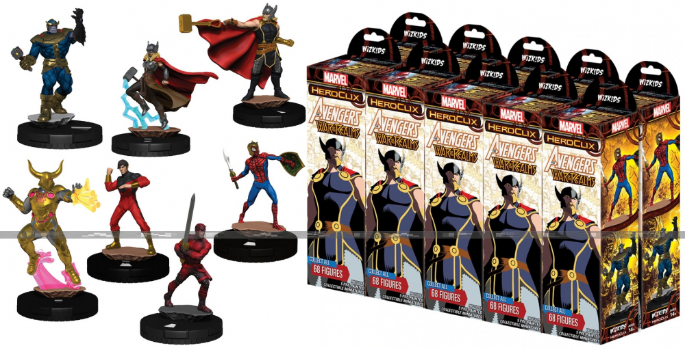Marvel Heroclix: Avengers -War of the Realms Booster BRICK (10)