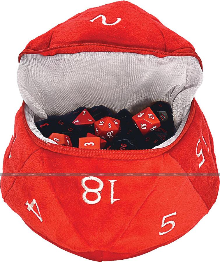 Dungeons and Dragons: D20 Dice Plush, Red (10 Inches)