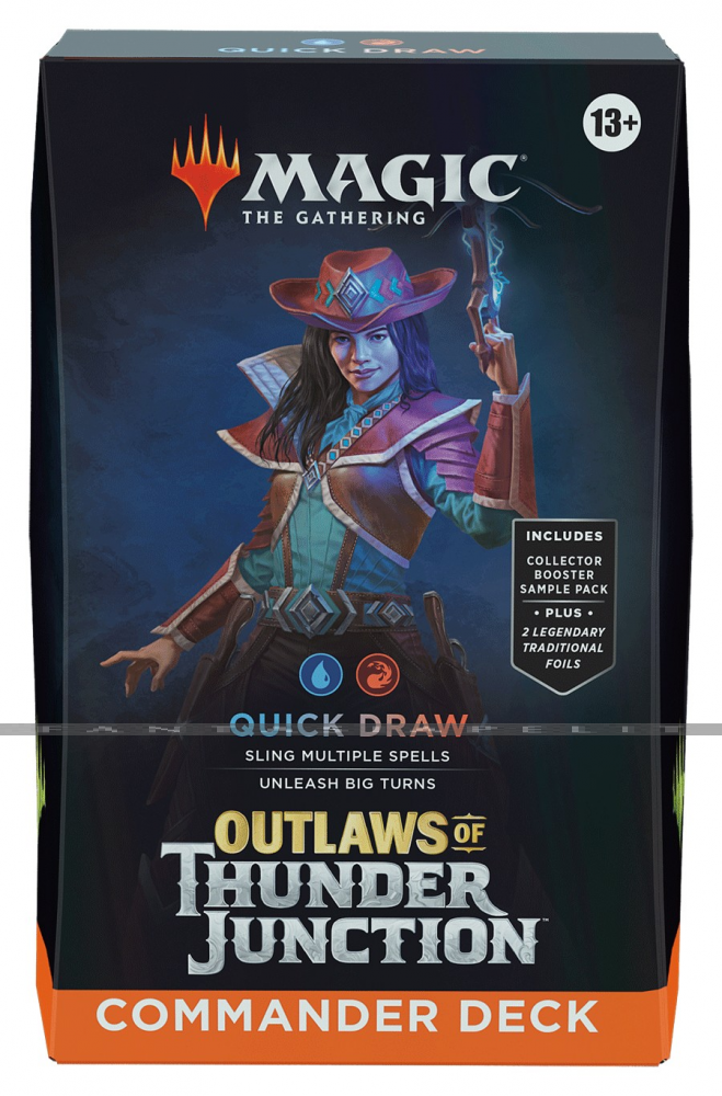 Magic the Gathering: Outlaws of Thunder Junction Commander Deck -Quick Draw