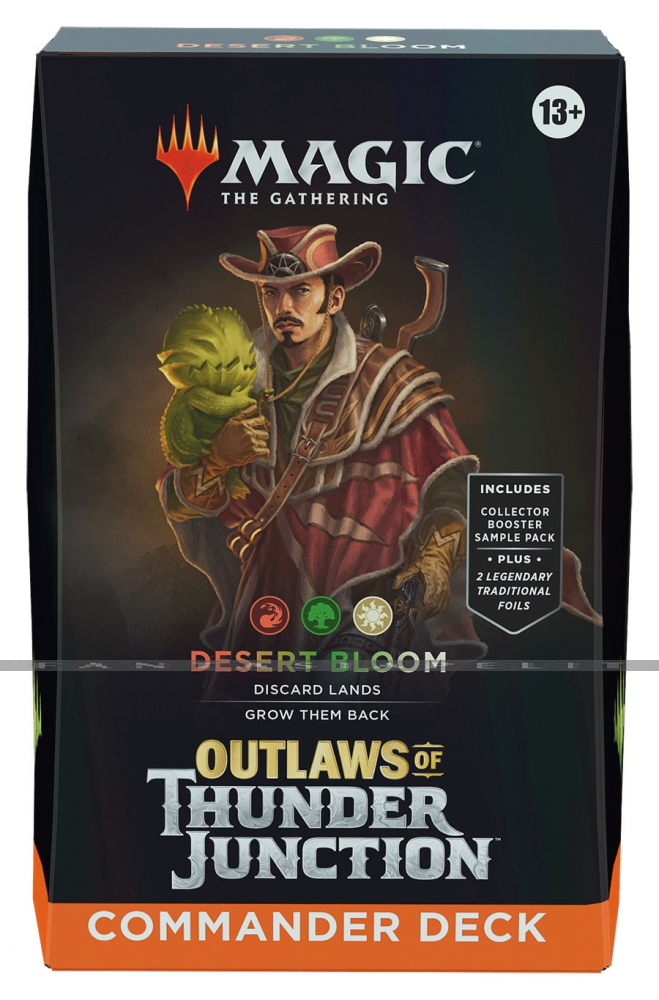 Magic the Gathering: Outlaws of Thunder Junction Commander Deck -Desert Bloom