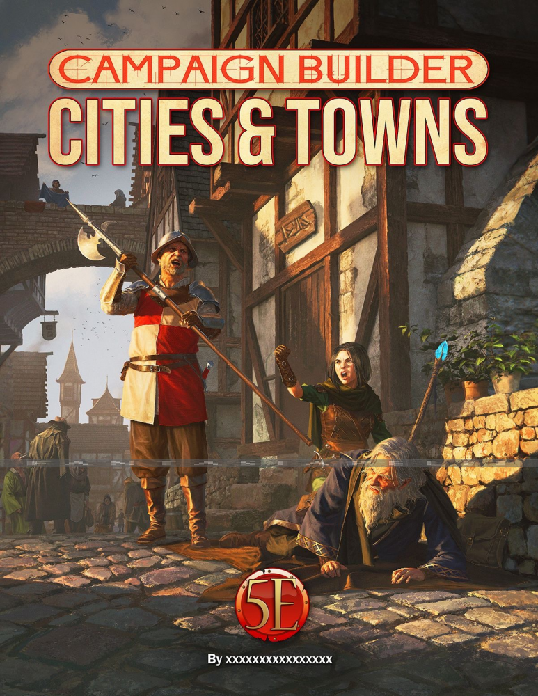 D&D 5: Campaign Builder -Cities & Towns (HC)