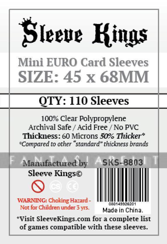 euro card sleeves Mayday Premium Mini Euro Card Sleeves (50)