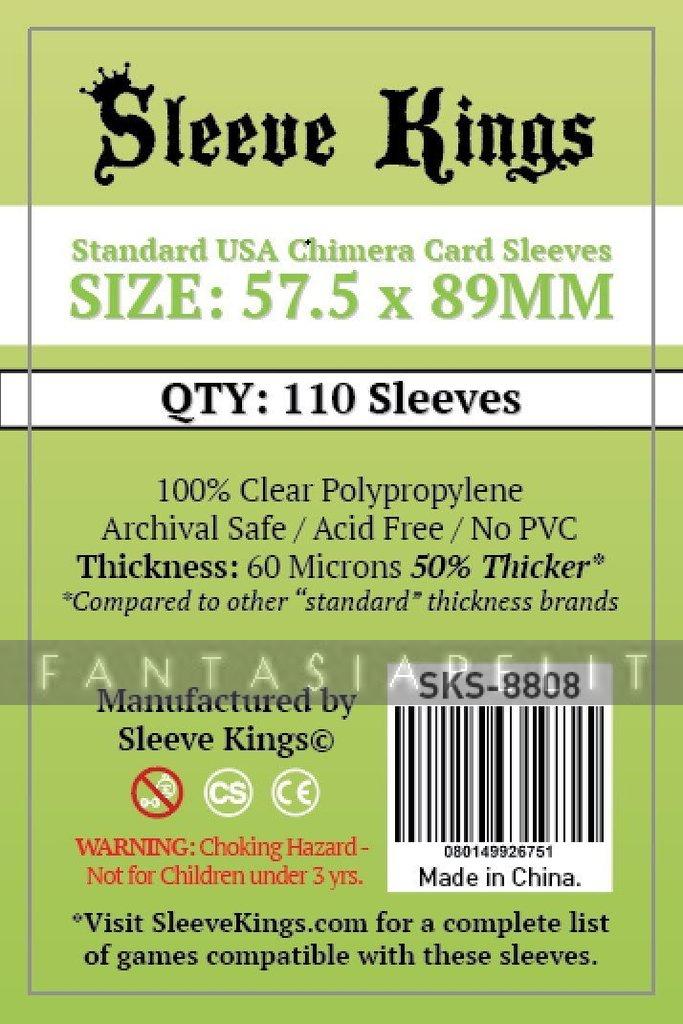 Fantasiapelit - verkkokauppa - Sleeve Kings Standard USA Chimera Card  Sleeves (57.5x89mm) (110)