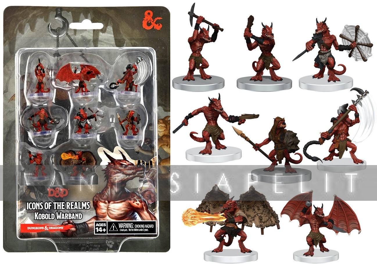 Kobold Commoner 2, Kobold Warband, Icons of the Realms, D&D Miniatures