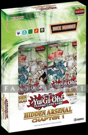 KONAMI Official: Hidden Arsenal Chapter 1 | Flamvell Dice | Yu-Gi-Oh! TCG – Red Dice – Made In USA