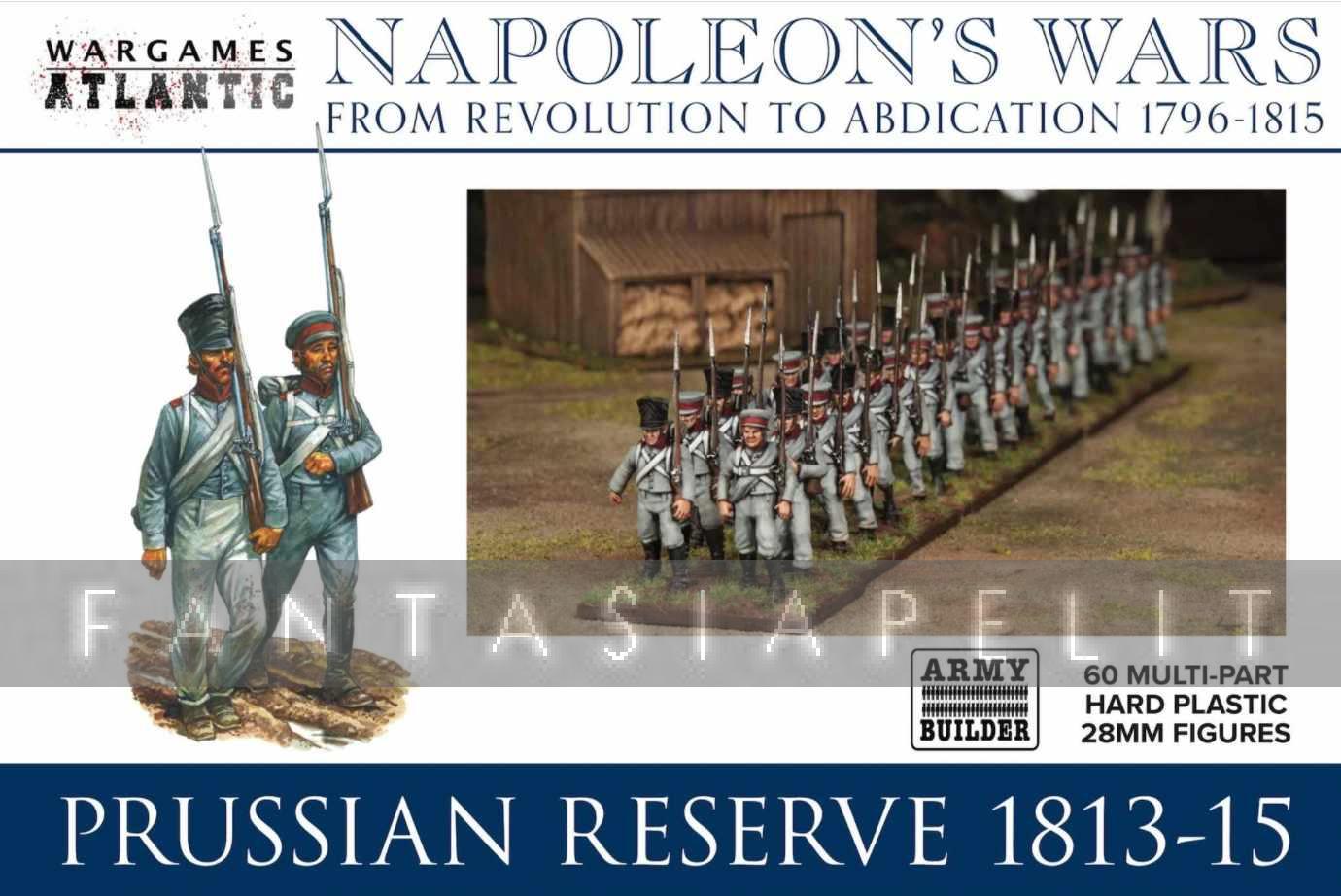 60 Figurines 28 Mm – Armée Prussienne 1813-1815 – Wargames Atlantic – à Peindre Et Monter !