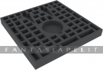 Foam Tray 285 mm x 285 mm x 30 mm For Board Game Boxes (67 slots)
