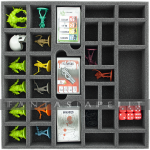 kuva tuotteesta on linkki tuotesivulle: Foam Tray 41 mm (1.6 inches) For Zombicide Toxic City Mall Game Box