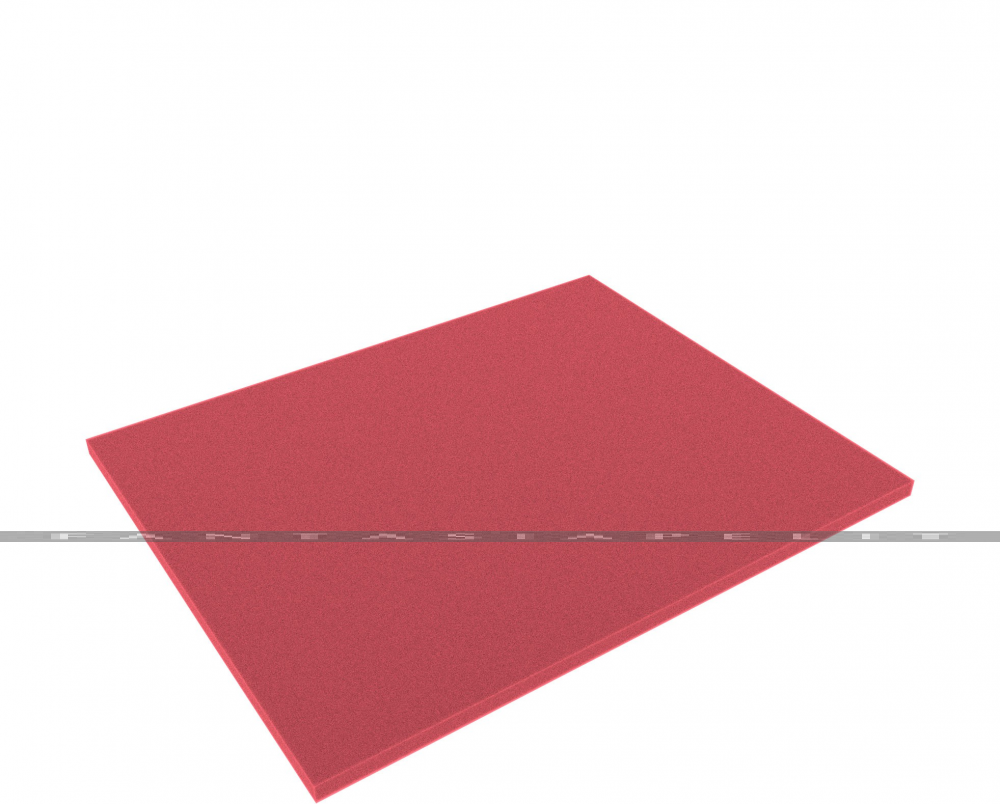 Colored Foam 345 mm x 275 mm x 10 mm For Shadowboard Red