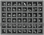 kuva tuotteesta on linkki tuotesivulle: Figure Foam Tray 50 mm (2.00 inch) For 48 Zombicide Miniatures