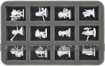 Figure Foam Tray 35 mm Half-size For 12 Arcadia Quest Figures