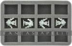 kuva tuotteesta on linkki tuotesivulle: Figure Foam Tray 35 mm Half-size For 12 Zombicide Figures