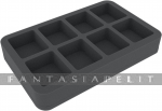 kuva tuotteesta on linkki tuotesivulle: Figure Foam Tray 40 mm (1.6 inches) Half-size with 8 Larger Cut-outs