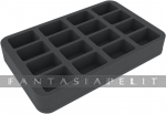 Figure Foam Tray 40 mm (1.6 inches) Half-size with 16 Slots