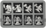 kuva tuotteesta on linkki tuotesivulle: Figure Foam Tray 50 mm Half-size For 8 Large Arcadia Quest Figures