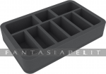 Foam Tray 50 mm (2 inch) 9 Slots - with Base - Half-size
