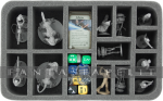 kuva tuotteesta on linkki tuotesivulle: Foam Tray 50 mm (2 inches) Half-size with 15 Slots For Star Wars Imperial Assault Miniatures