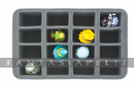 Figure Foam Tray 70 mm (2.75 inches) Half-size For 16 Krosmaster Figures