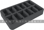 kuva tuotteesta on linkki tuotesivulle: Figure Foam Tray 40 mm (1.6 inches) Half-size with 12 Slots