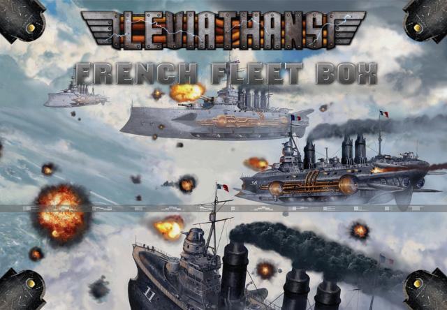 Leviathans -French Fleet Box Miniatures Expansion Set