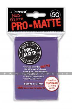 Deck Protector Non-Glare Pro-Matte Purple (50)