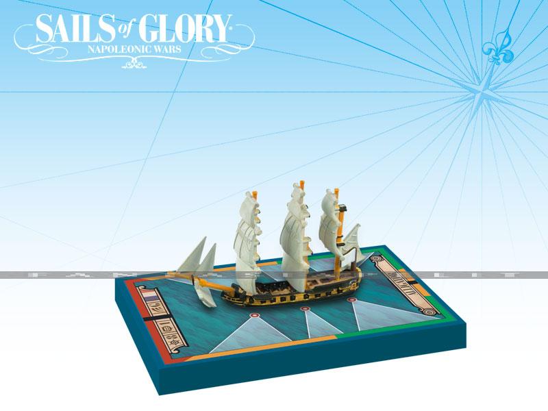 Sails of Glory -Alligator 1782 French Ship-Sloop Ship Pack