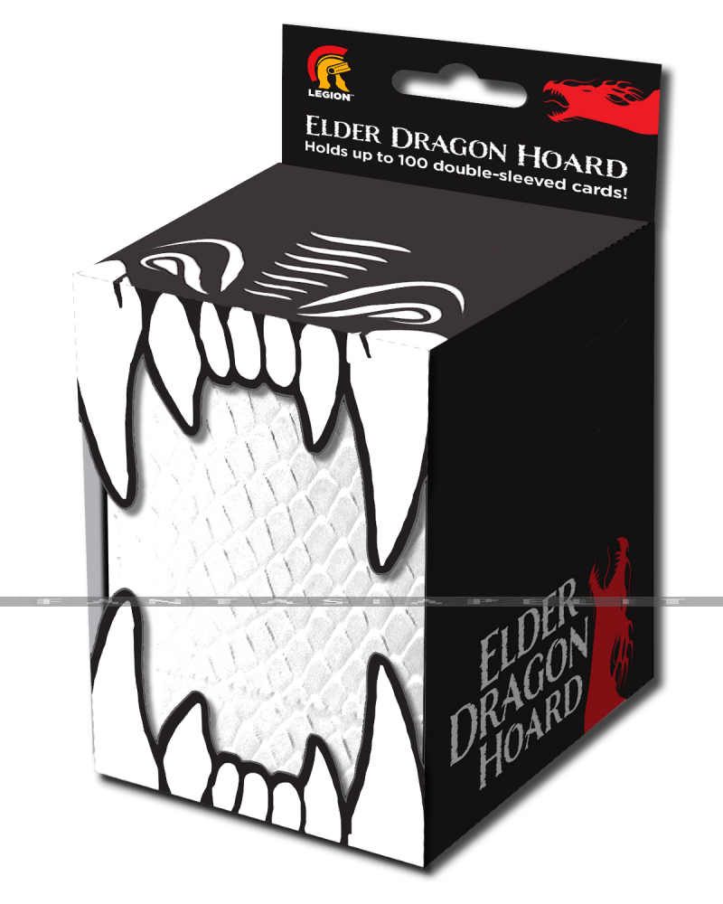 Elder Dragon Hoard White Deck Box
