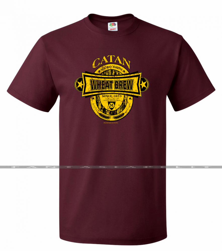 Catan Wheat Brew T-Shirt, L-size