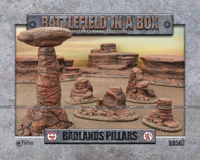 Battlefield in a Box - Badlands Pillars