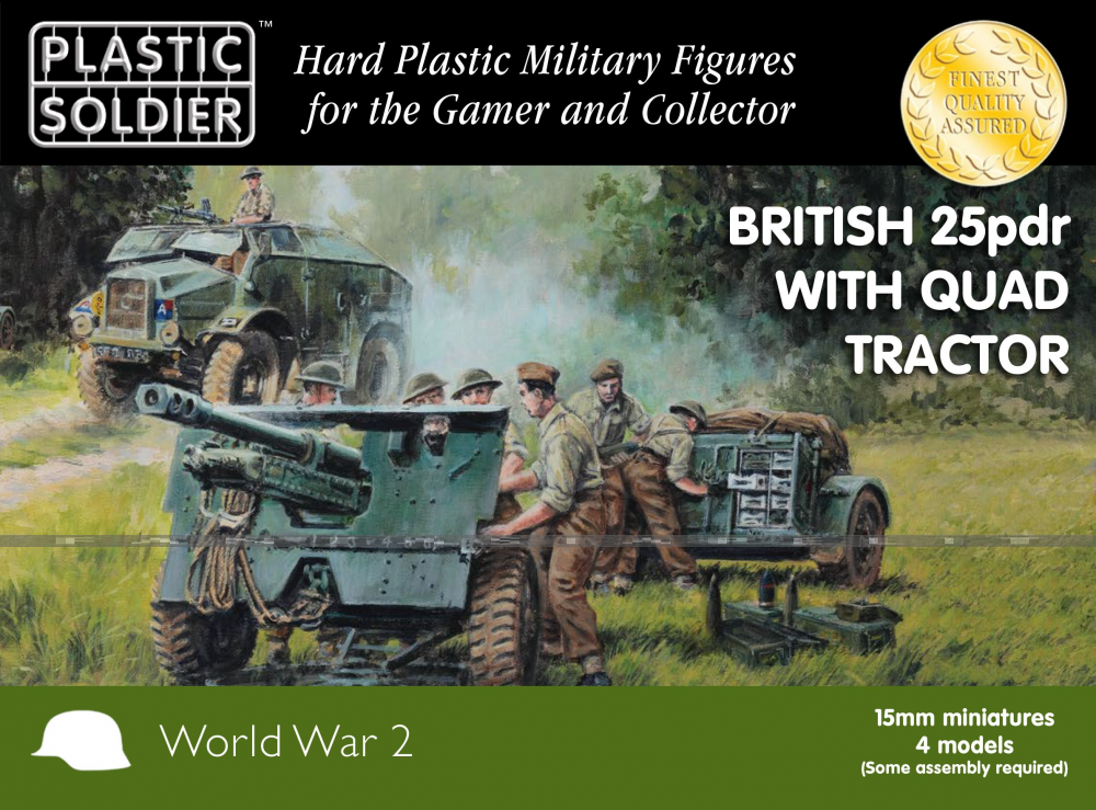15mm Easy Assembly: British 25 Pdr and Morris Quad Tractor
