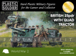 kuva tuotteesta on linkki tuotesivulle: 15mm Easy Assembly: British 25 Pdr and Morris Quad Tractor
