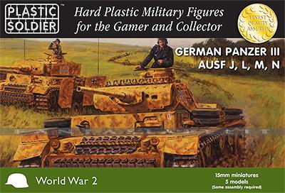 15mm Easy Assembly: German Panzer III AUSF J, L, M, N