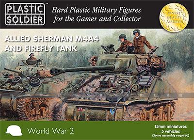 15mm Easy Assembly: Allied Sherman M4A4 and Firefly Tank