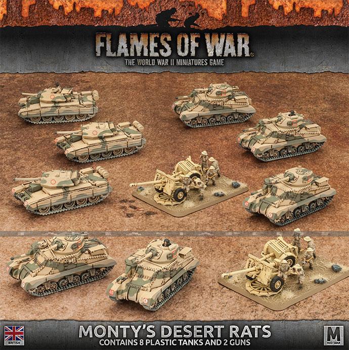 Army Box: Monty's Desert Rats (Plastic)