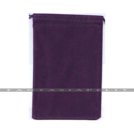 Purple Velour Dice Pouch (small)