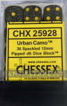 Speckled: Urban Camo 12mm D6 Block