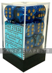 Vortex: 16mm D6 Blue/Gold Block (12)