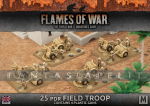 kuva tuotteesta on linkki tuotesivulle: 25pdr Field Troop (Plastic)