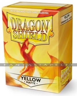 Dragon Shield: Matte Sleeves Yellow (100)