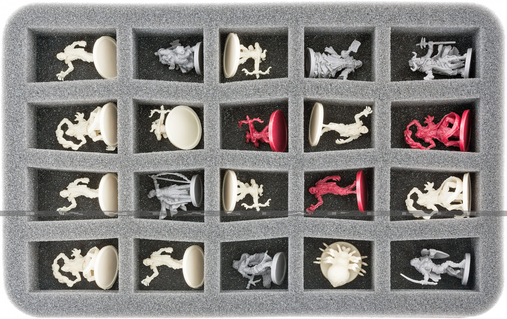 Figure Foam Tray 35 mm Half-size For 20 Descent Figures