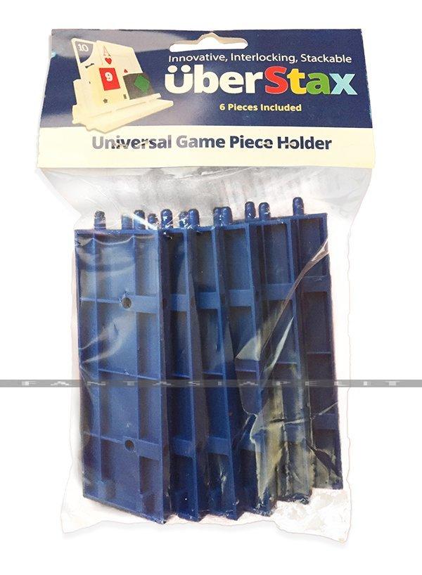 UberStax: Universal Game Piece Holder -Blue