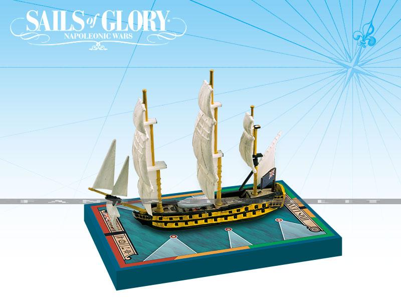 Sails of Glory -HMS Leander 1780 / HMS Adamant 1780 4th Rate Ship Pack