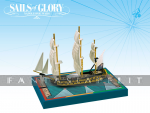 Sails of Glory -HMS Leander 1780 / HMS Adamant 1780 4th Rate Ship Pack