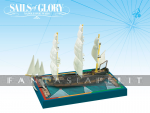 kuva tuotteesta on linkki tuotesivulle: Sails of Glory -Bertin 1761 / Berryer 1759 Ship Pack